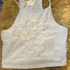 3 for $12 LA hearts crop top